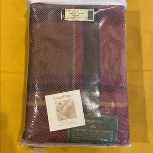 Longaberger Toboso Plaid Throw